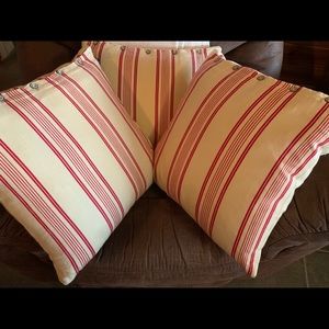 3 Ralph Lauren Farmhouse feather pillows